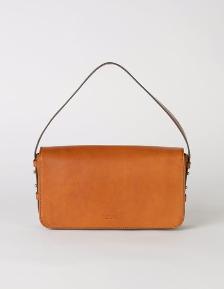 O My Bag  Gina Cognac Classic Leather Baguette Bag