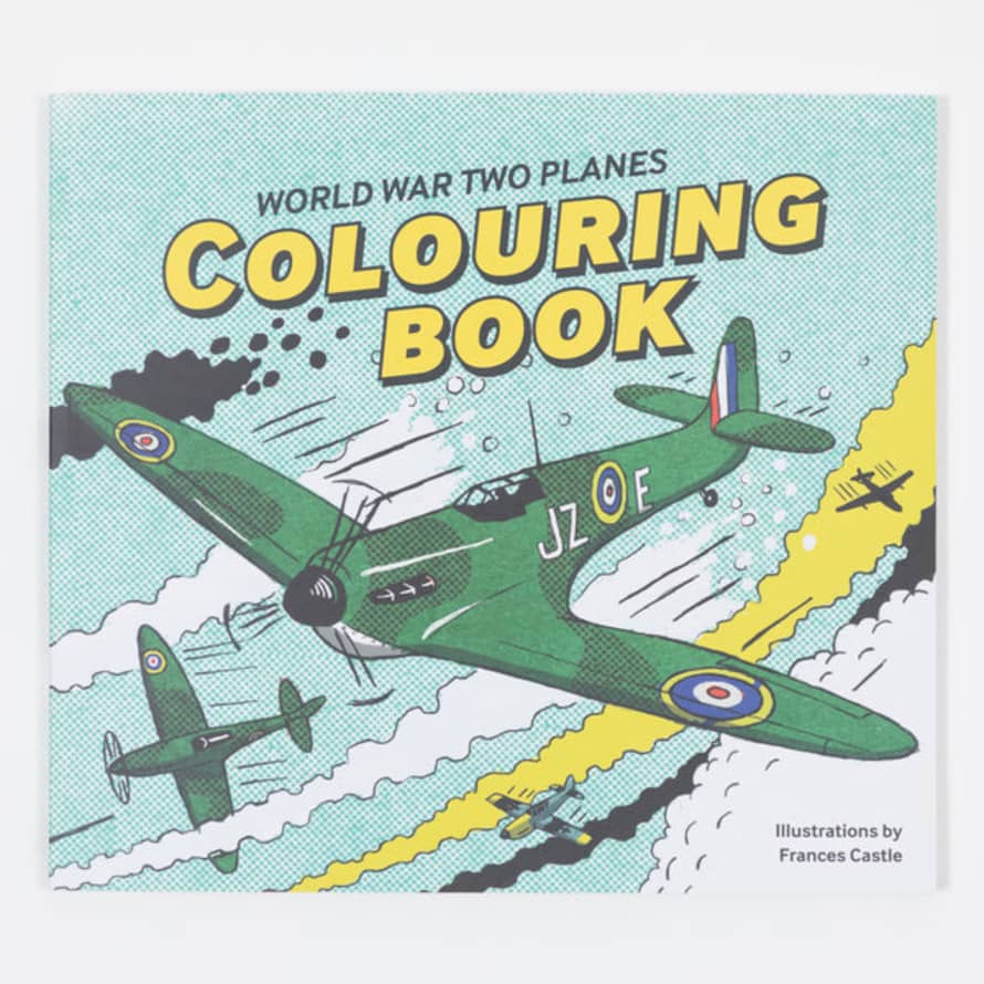 Unicorn World War Two Planes Colouring Book by Frances Castle