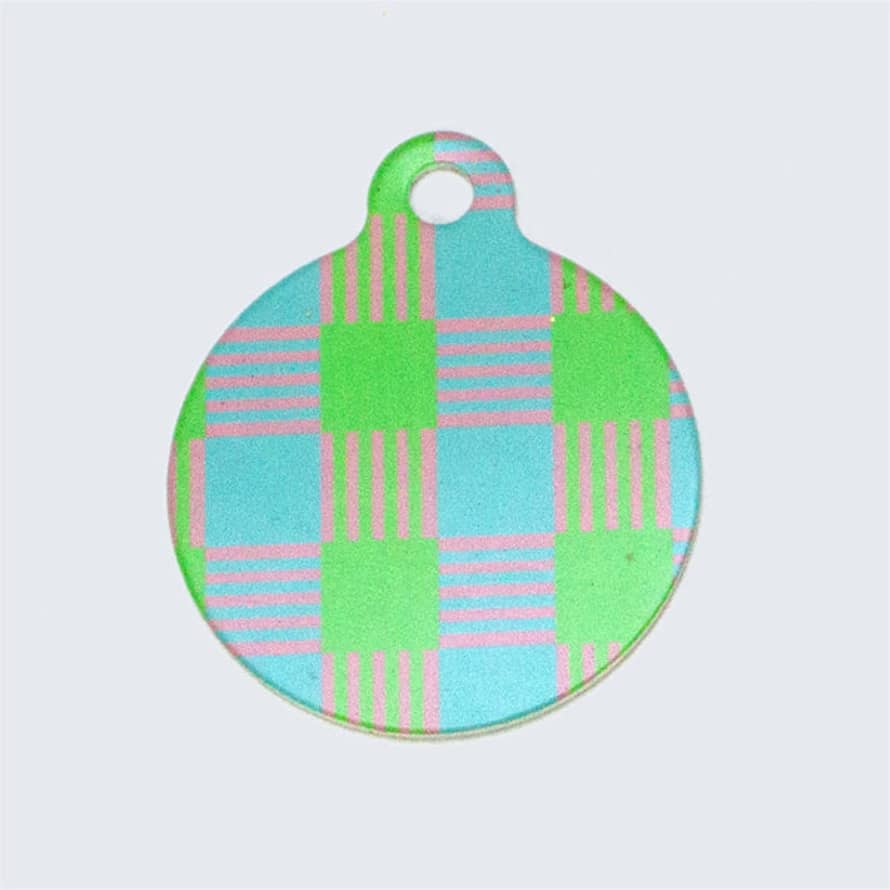 Hiro + Wolf 'margate Gingham' Pet Tag