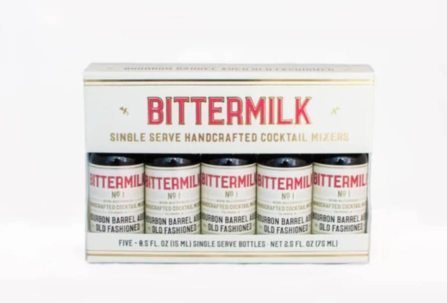 Bittermilk Bitt01-ss-5 Pack- Single Serve No.1 Bourbon Barrel Aged Old Fashioned Mixer
