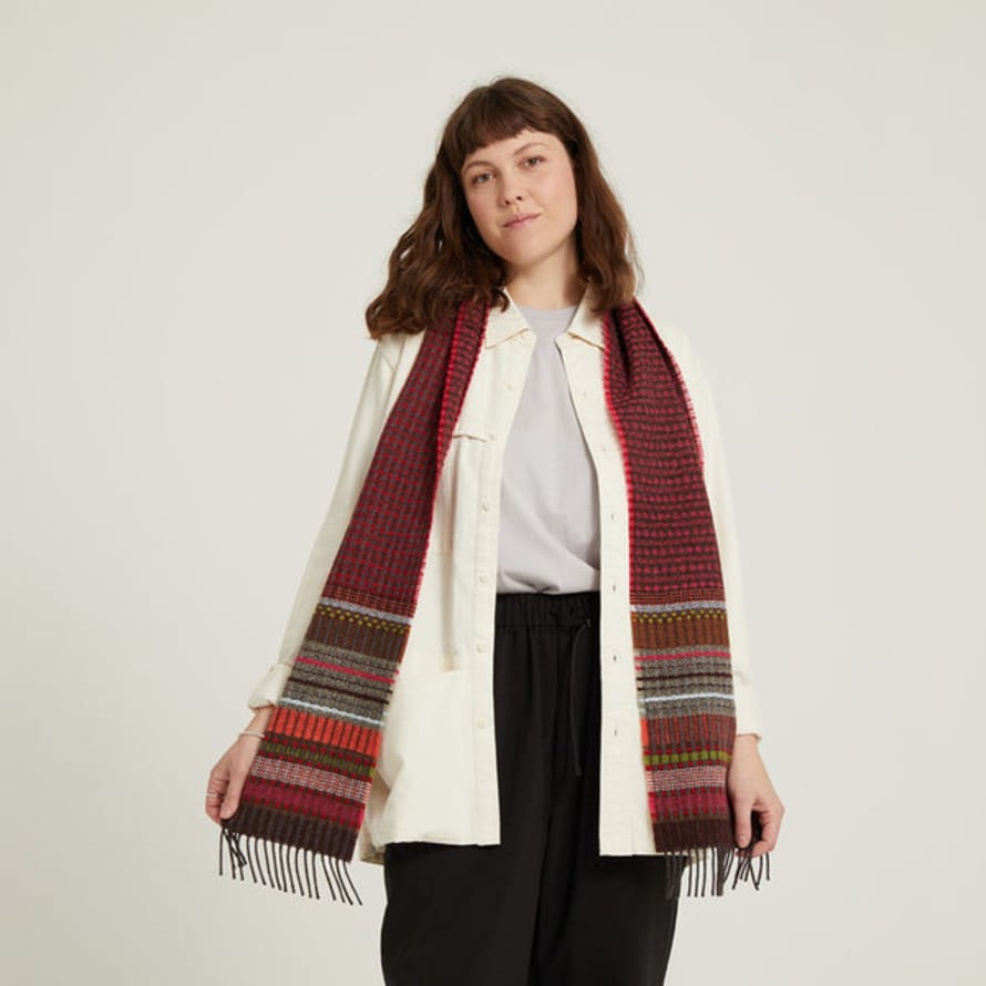 Wallace Sewell Fremont Scarf - Beetroot