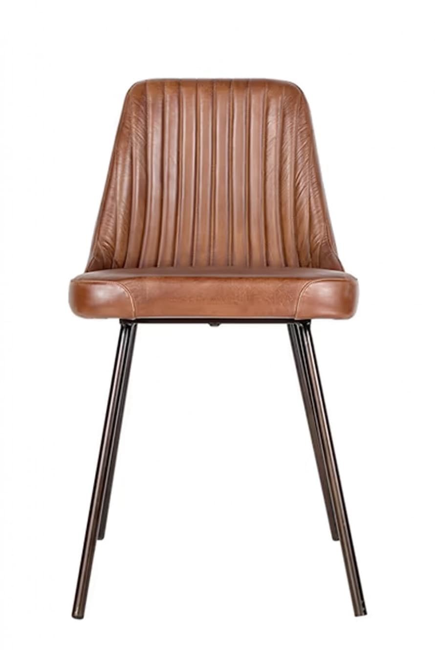 Nkuku Harsha Leather Dining Chair