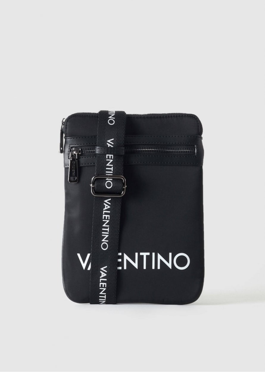 Valentino Large Men's Kylo Black Cross-body Bag