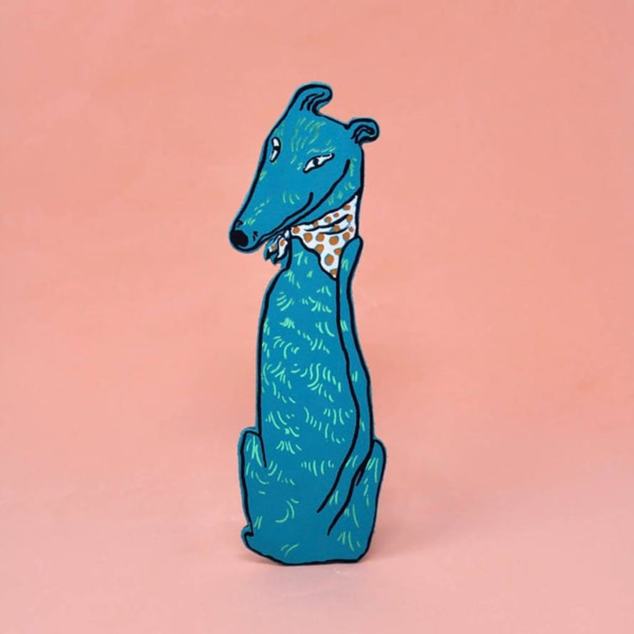 Ark Colour Design Dog Tails Bookmark: Turquoise