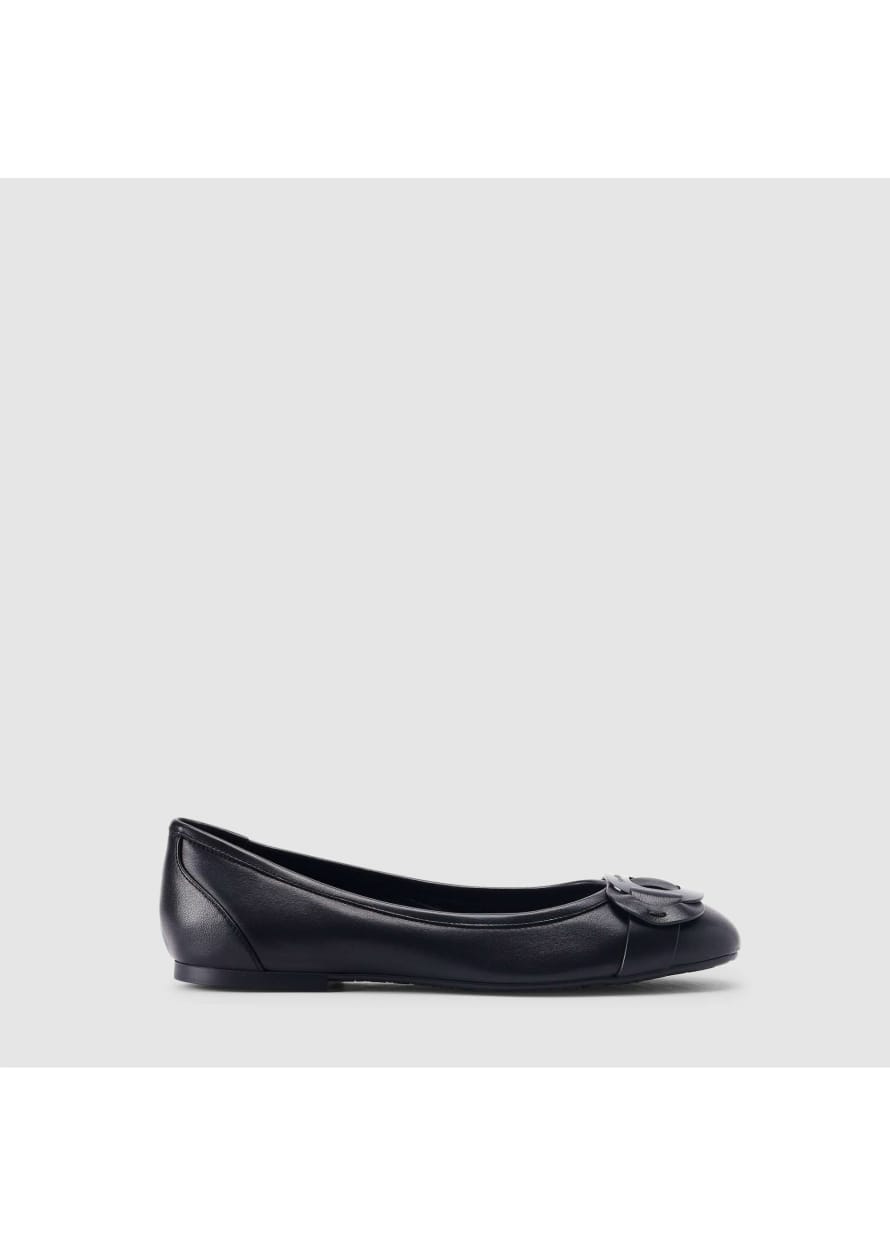 See by Chloe Chany Black Leather Flats