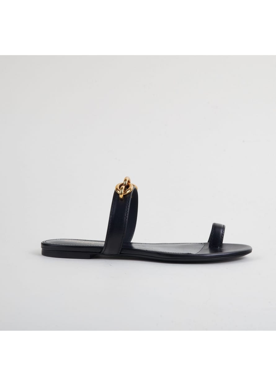 Saint Laurent Women's Le Maillon Black Sandals