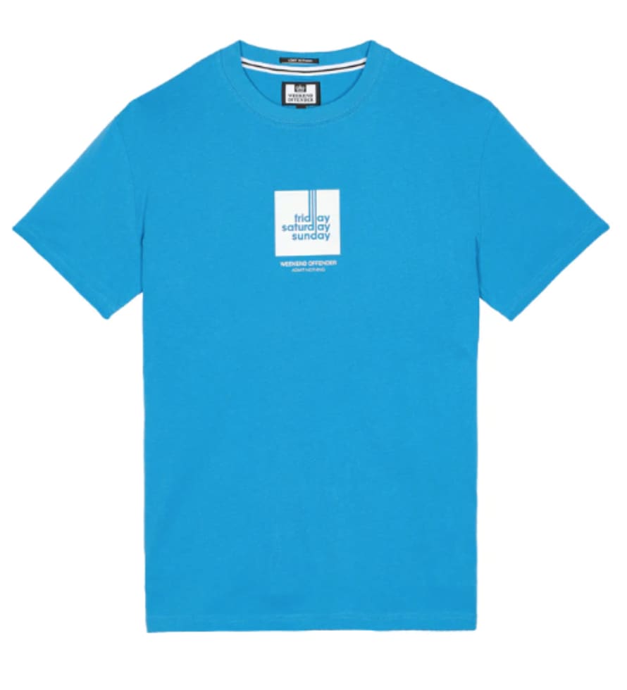 Weekend Offender 72 Hours Short-Sleeved T-Shirt (Azure Blue)