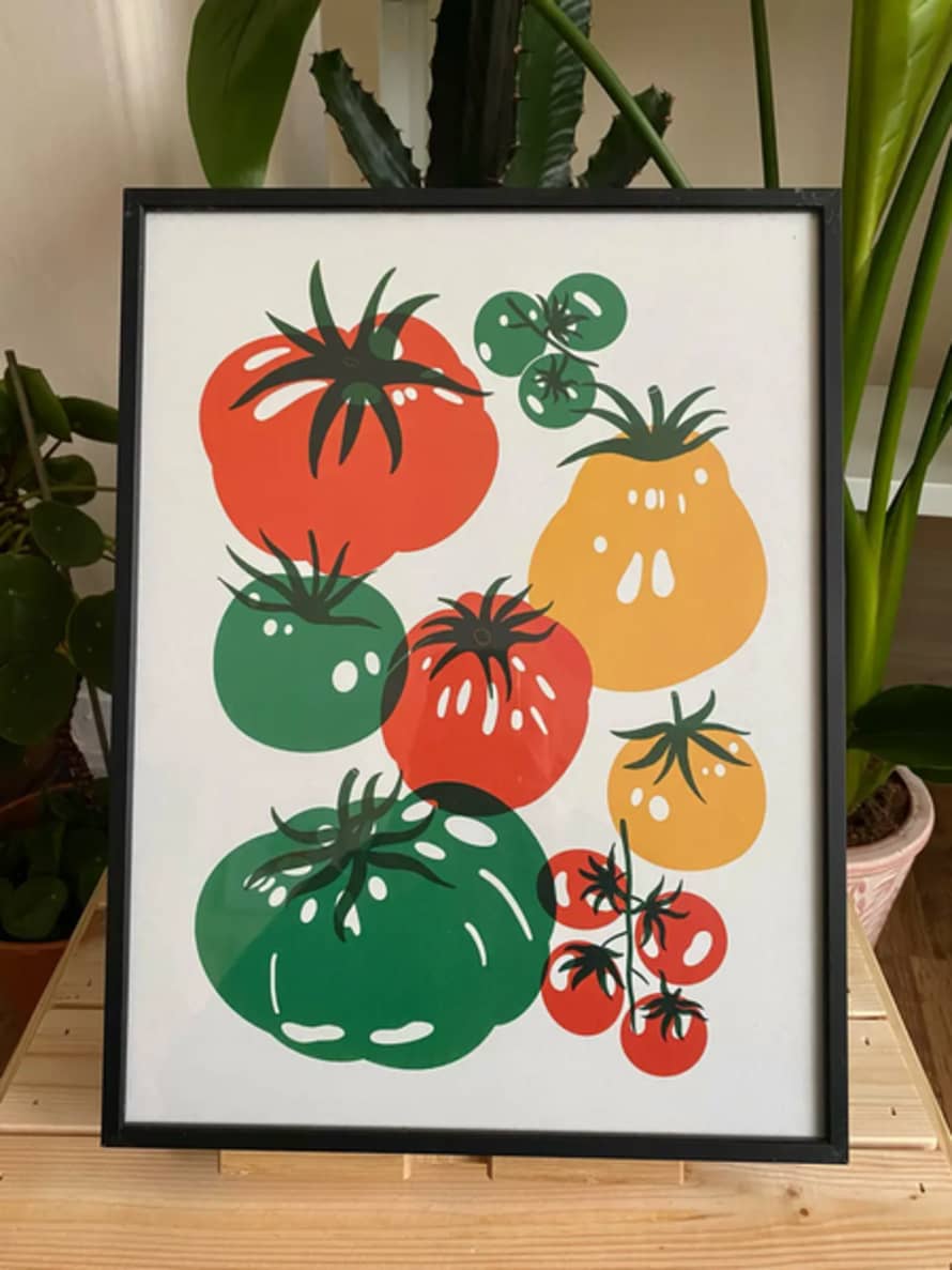 Becky Mann Illustration A3 Tomato Print