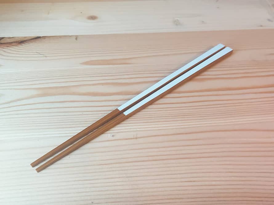 wagumi White Square Bamboo Chopsticks