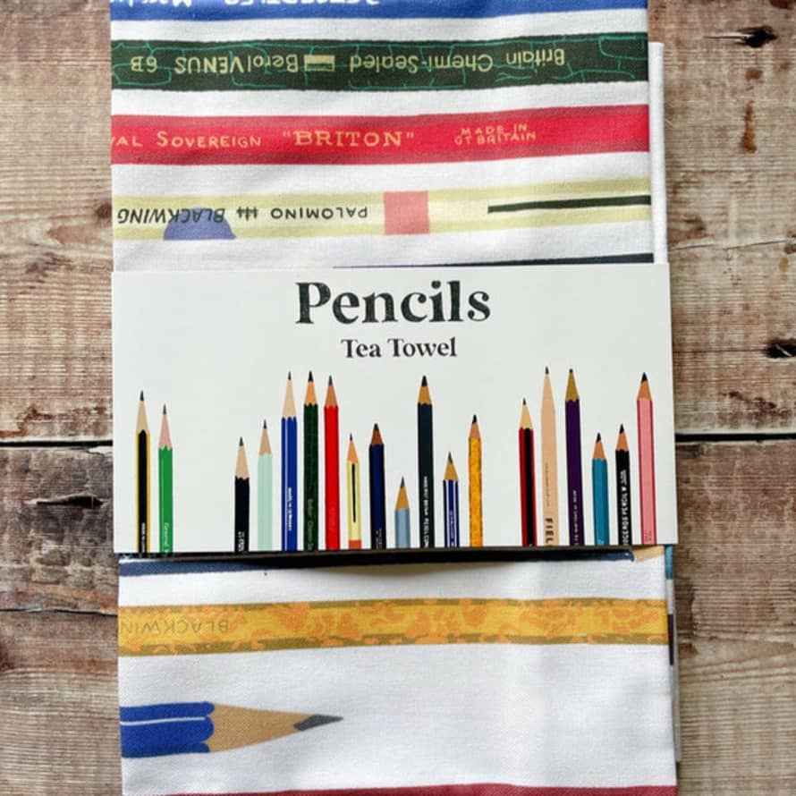 Design Smith Pencils Tea Towel