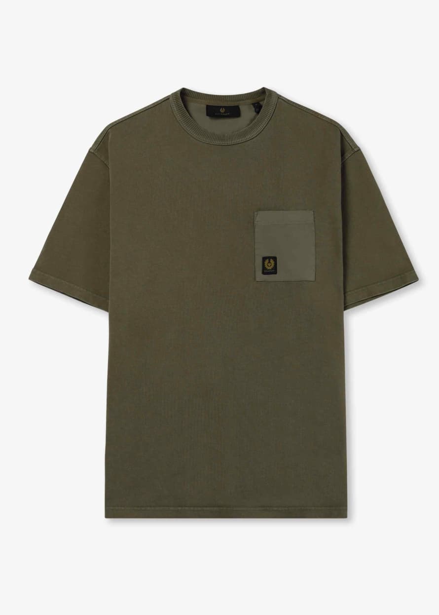 Belstaff Mens Clifton T-shirt In True Olive