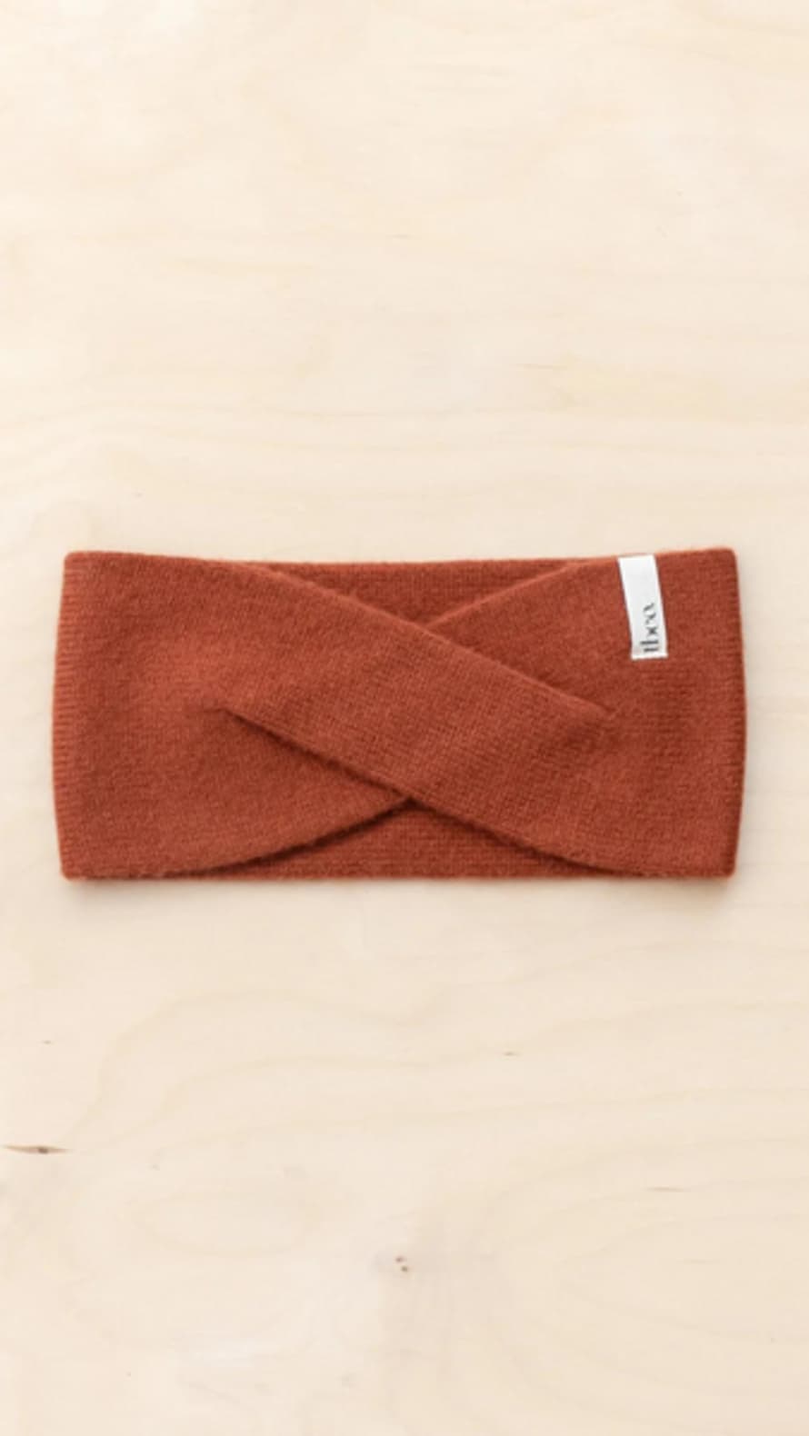 TBCo Cashmere & Merino Headband In Rust