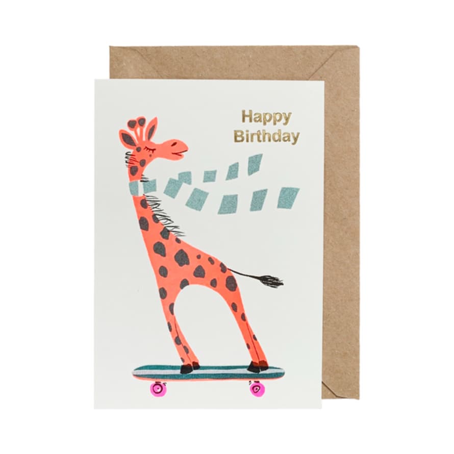 Petra Boase Birthday Card Birthday Giraffe