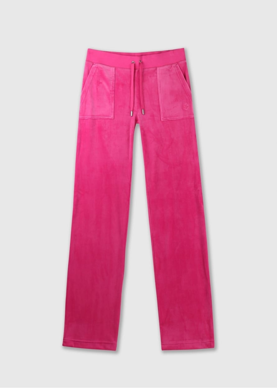 Juicy Couture Womens Del Ray Track Pant In Raspberry Rose