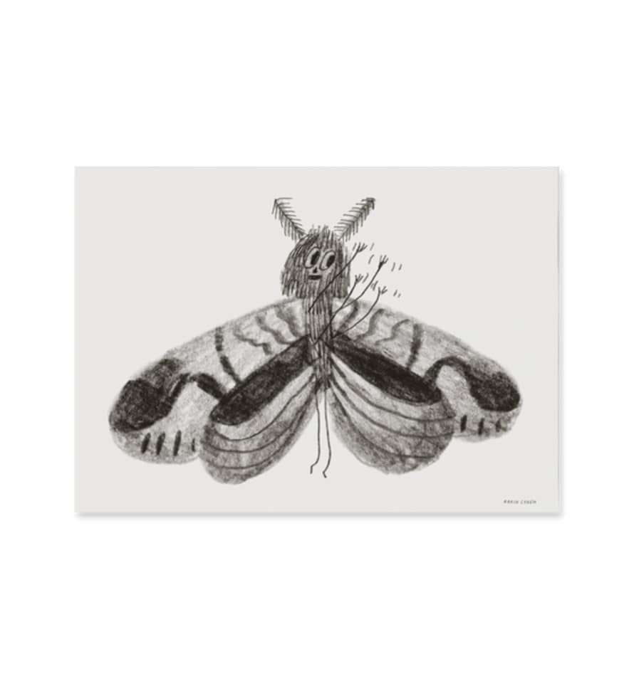 Fine Little Day Butterfly By Karin Cyrén, 70 X 50 Cm Print