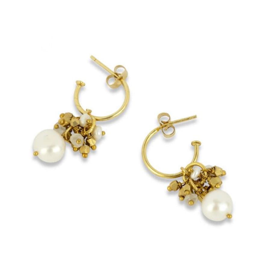 Ashiana London Hollie Pearl Earrings