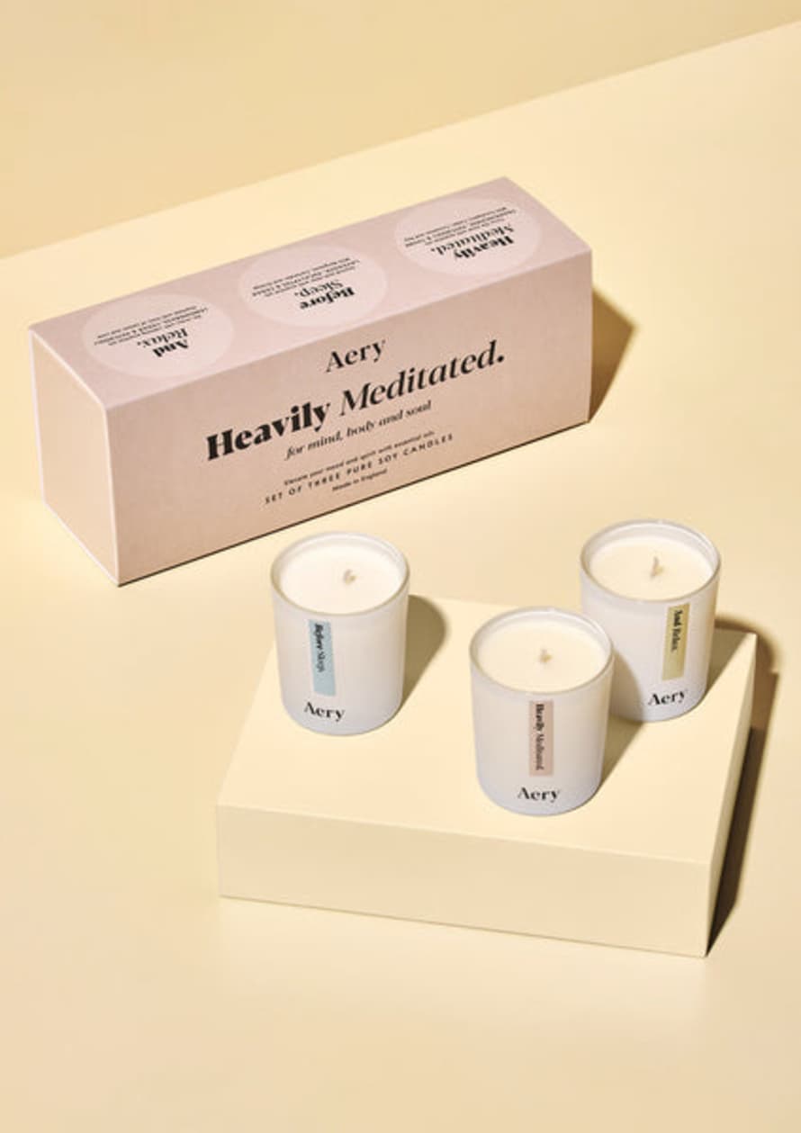 Aery Heavily Meditated Set 3 Candles