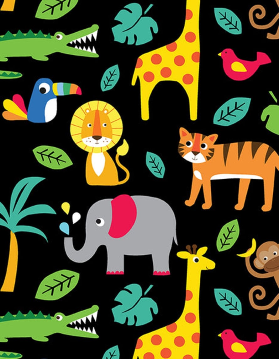 Toby Tiger 5 Sheets Jungle Wrapping Paper