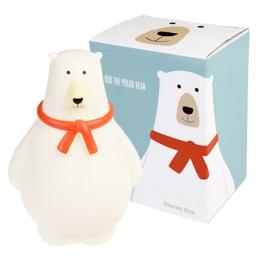Rex London Bob The Polar Bear Money Box