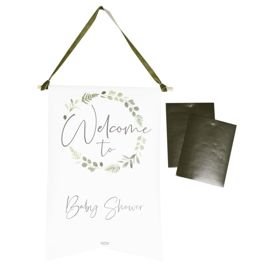 Ginger Ray Customisable Baby Shower Welcome Sign