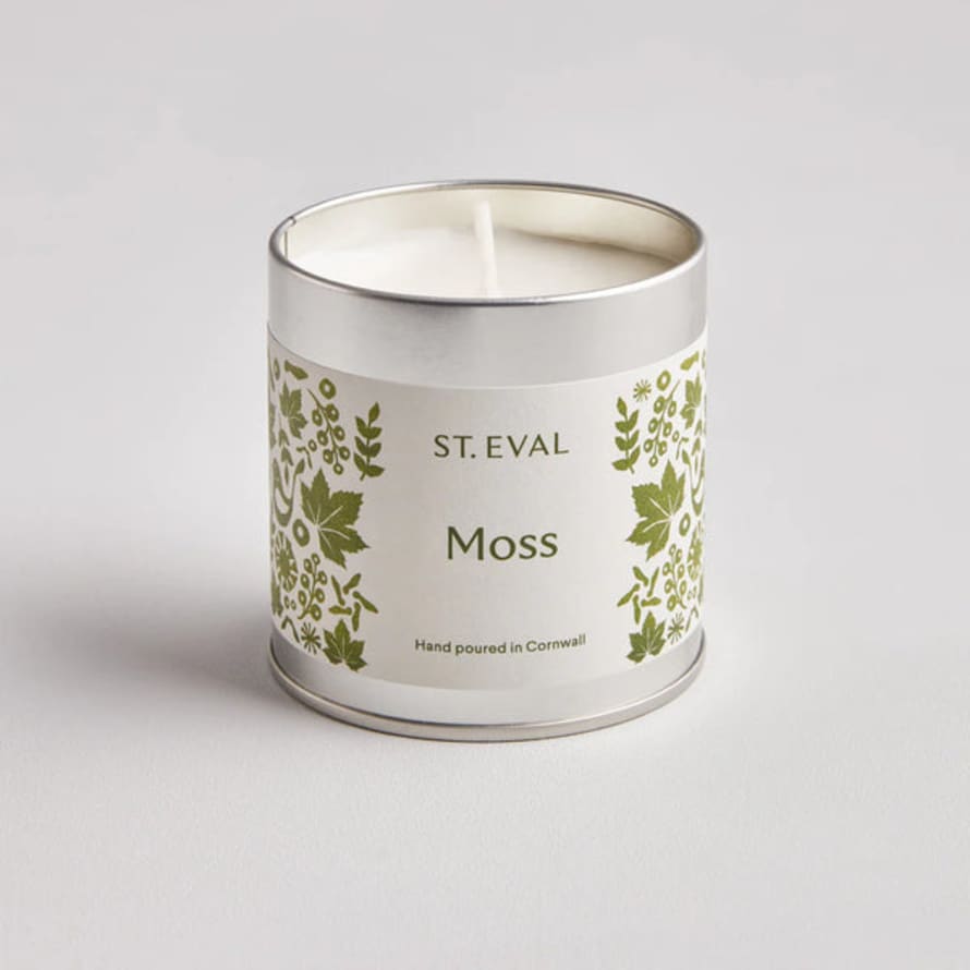 St Eval Candle Company Moss Scented Tin Candle
