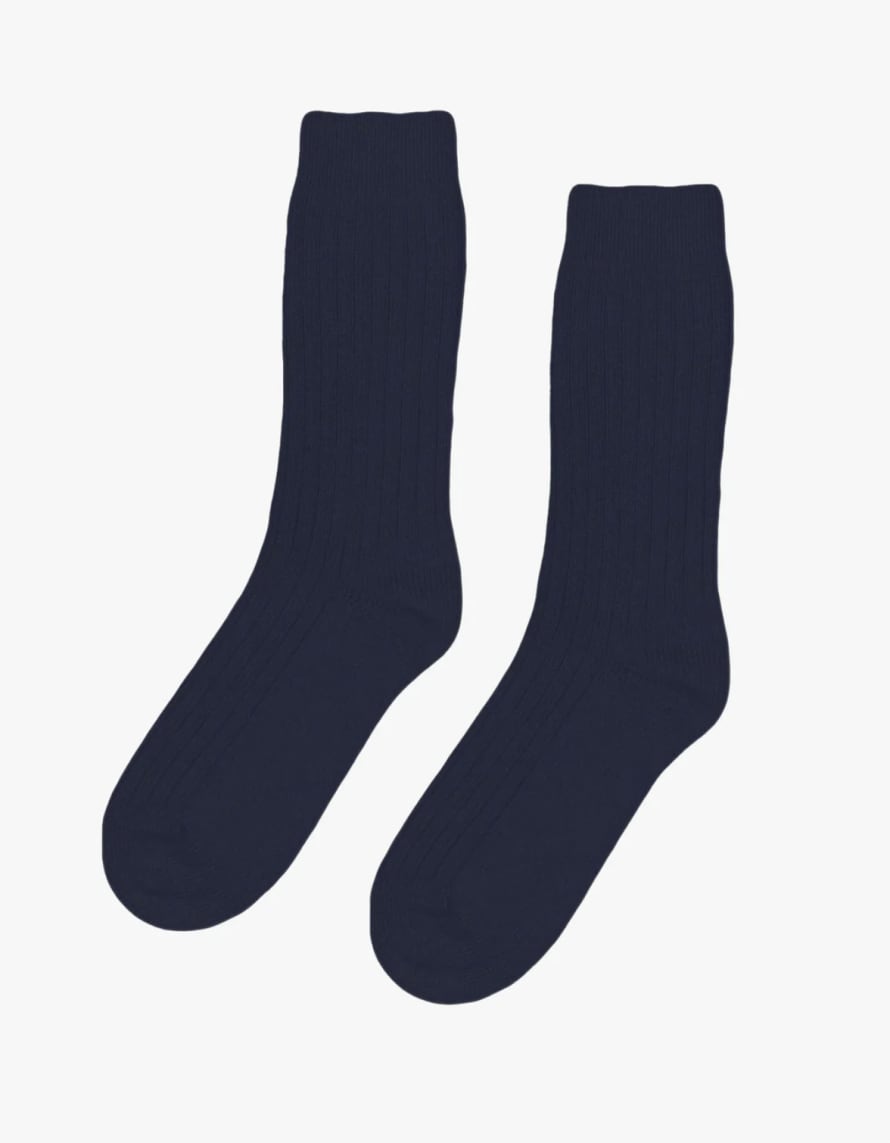 Colorful Standard CS6003 Merino Wool Blend Sock Navy Blue