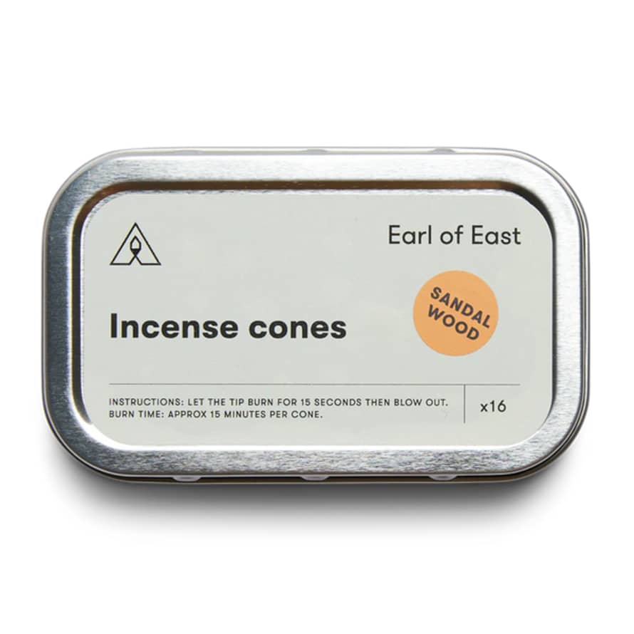Earl of East London Incense Cones | Sandalwood