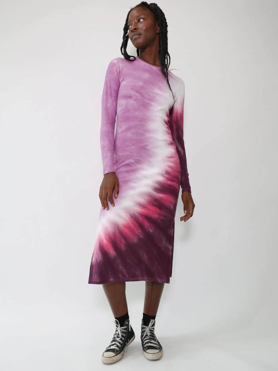 Electric & Rose Electric & Rose Skyler Dress Lilac / Burgundy