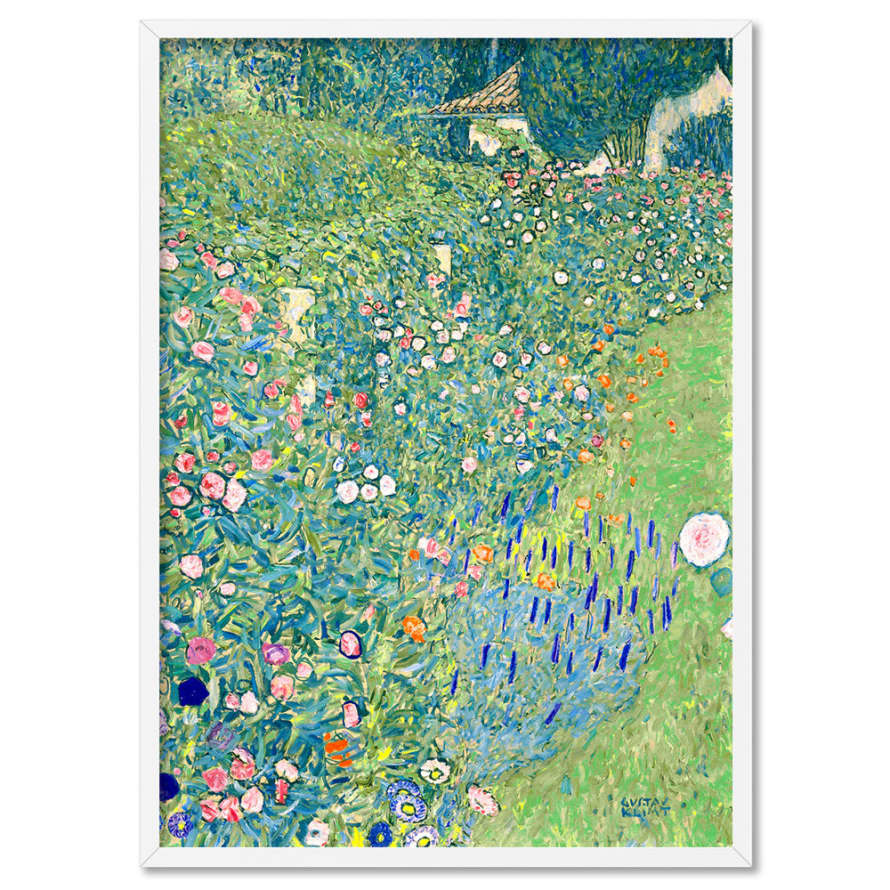 Print & Proper 21 x 30cm Gustav Klimt Italian Garden Landscape Framed Print 