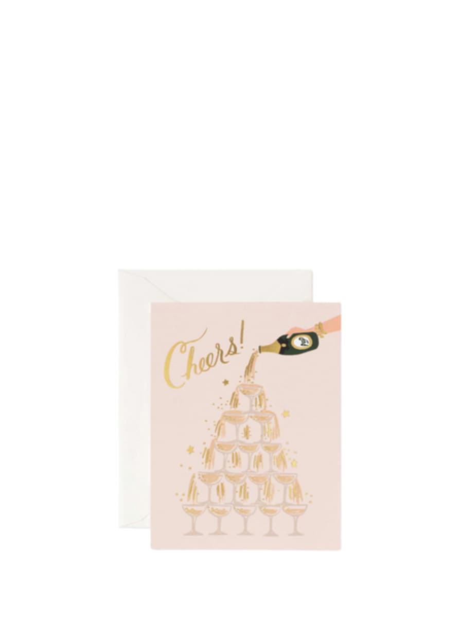Rifle Paper Co. Champagne Tower Cheers Card