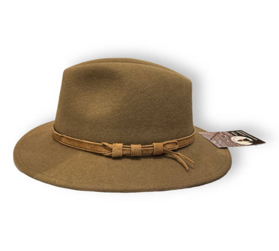 Faustmann Roll Hat Crushable Wool - Camel / Brown Set