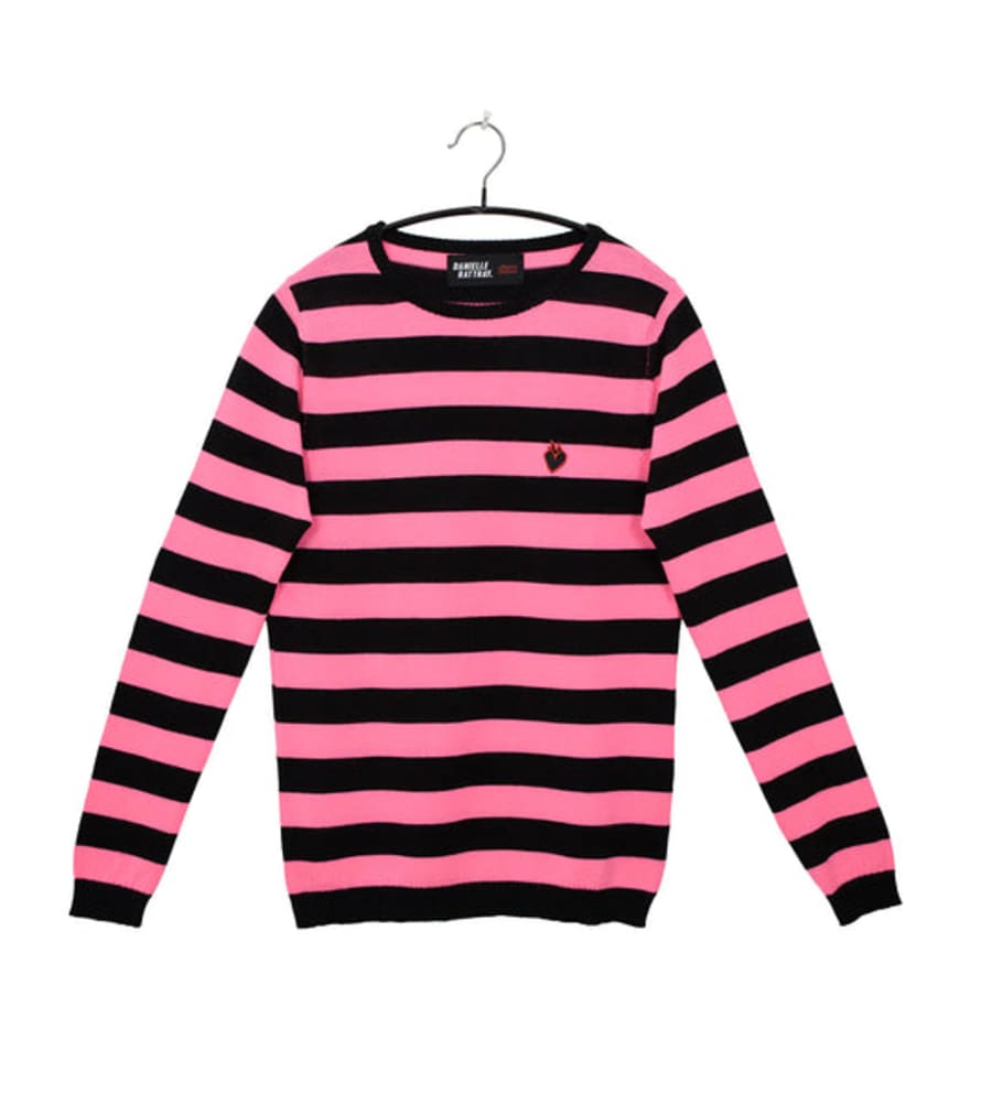 Danielle Rattray : Striped Knit | Pink
