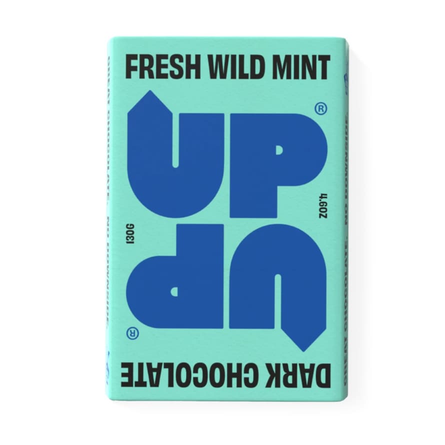 UP-UP Chocolate Wild Mint Dark Chocolate Bar Vegan