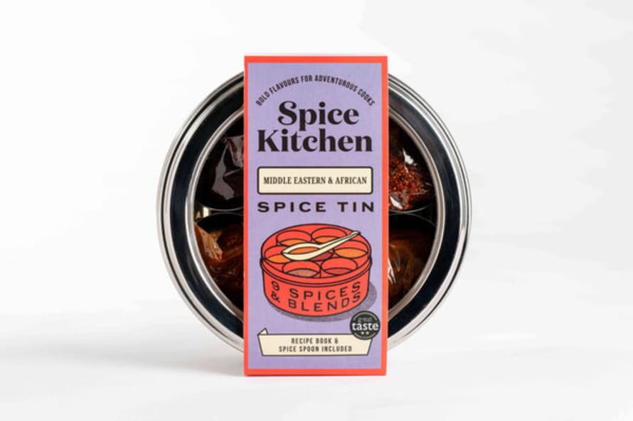 Spice Kitchen African & Middle Eastern Spice Tin With 9 Spices