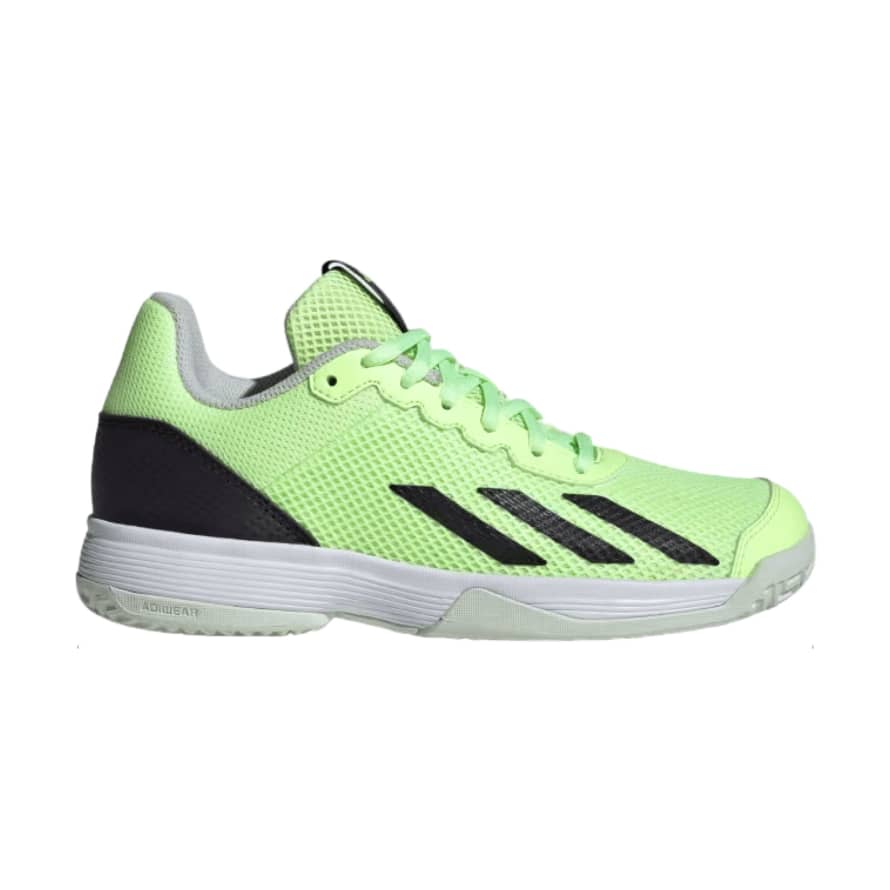 Adidas Scarpe Da Tennis Courtflash Junior Green Spark/aurora Black/lucid Lemon