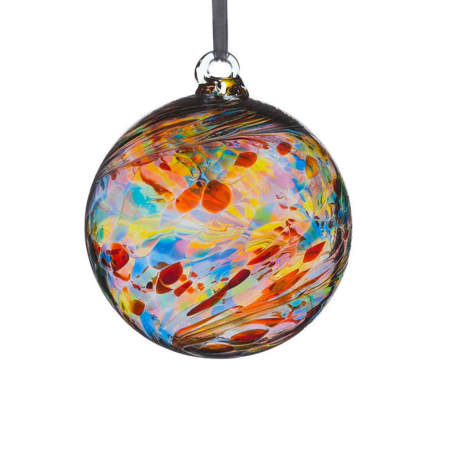 Sienna Glass Glass Bauble In Multicolour