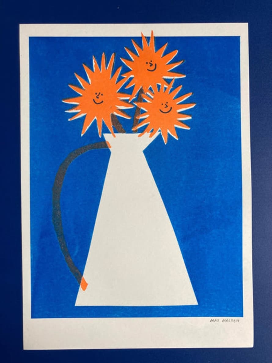 Max Machen Sunflowers Art Print