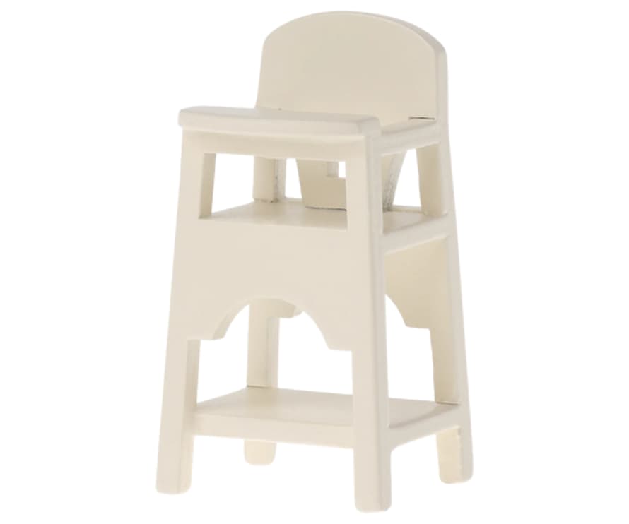 Maileg : High Chair, Mouse - Off White