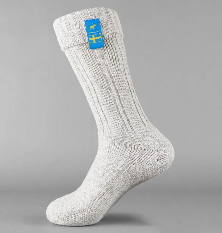 The Nordic Sock Company The Nordic Sock Company Swedish Lagom Socks Heather Grey