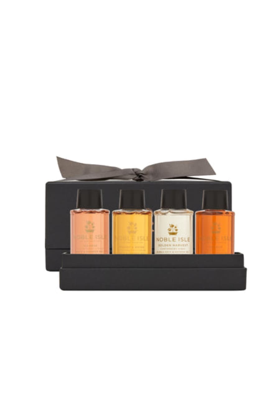 Noble Isle Bath & Shower Gel Fragrance Sampler Set 