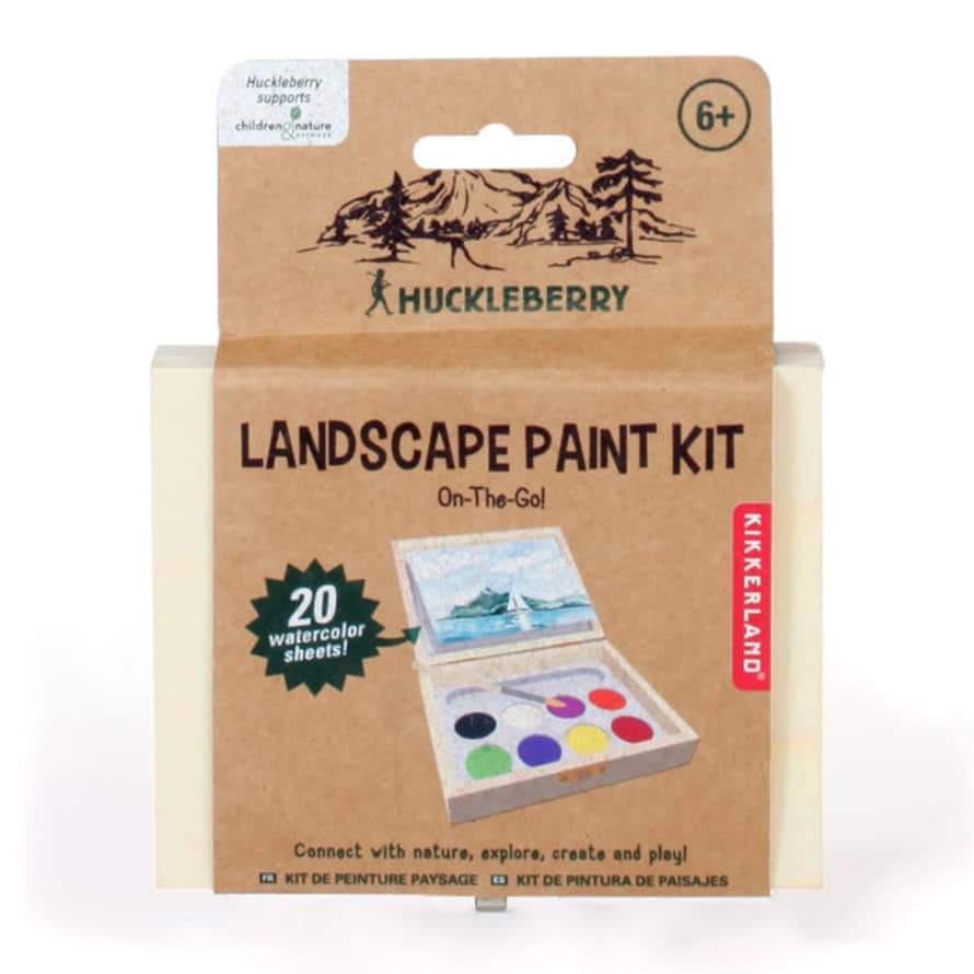 Kikkerland Design Landscape Paint Kit - Huckleberry