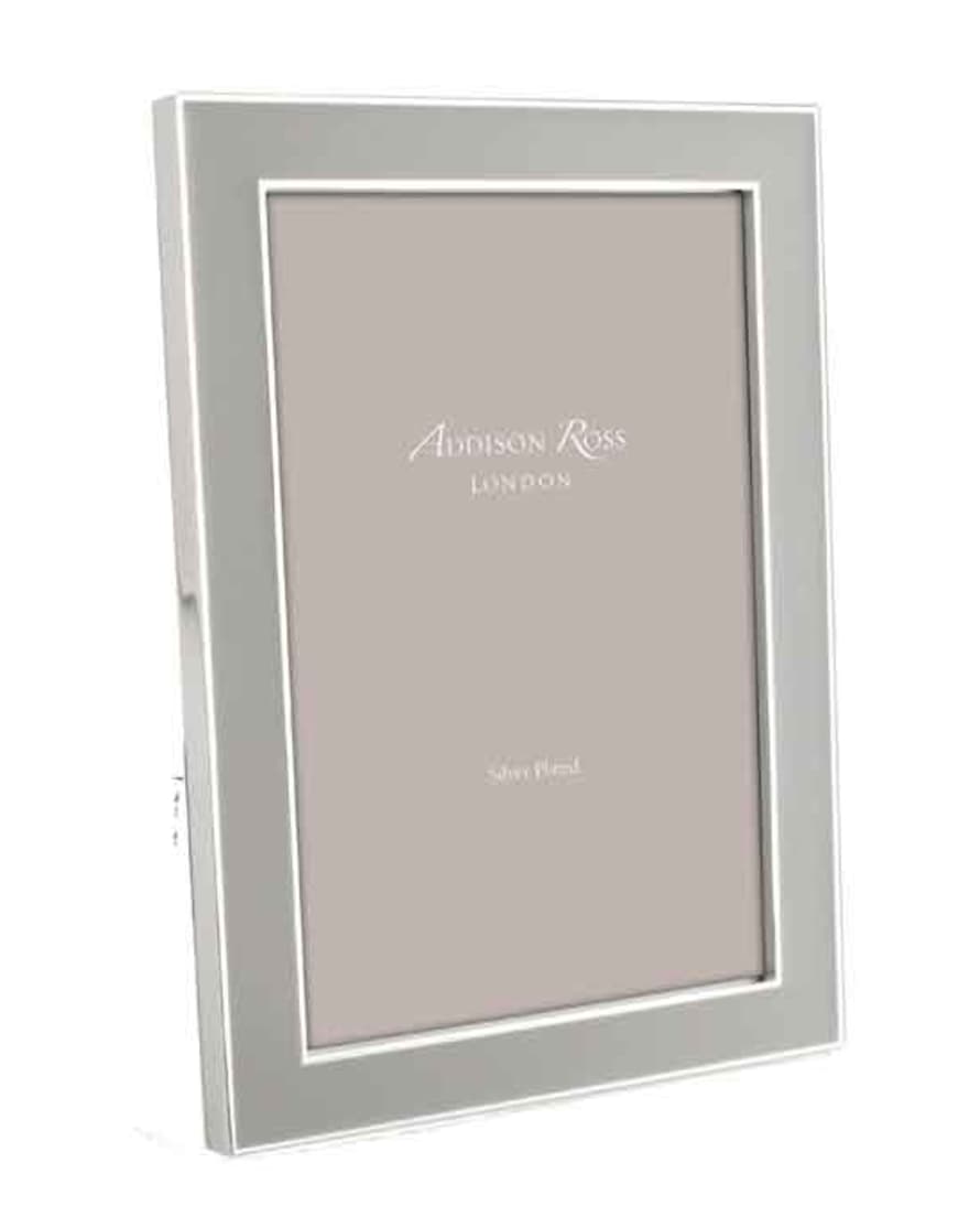 Addison Ross 5x7 Chiffon Enamel & Silver Frame