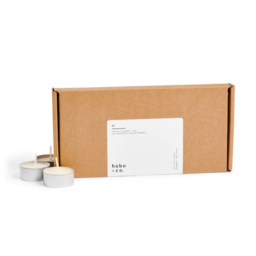 Hobo + Co Air Essential Oil Soy Wax Tealights X15 Gift Box