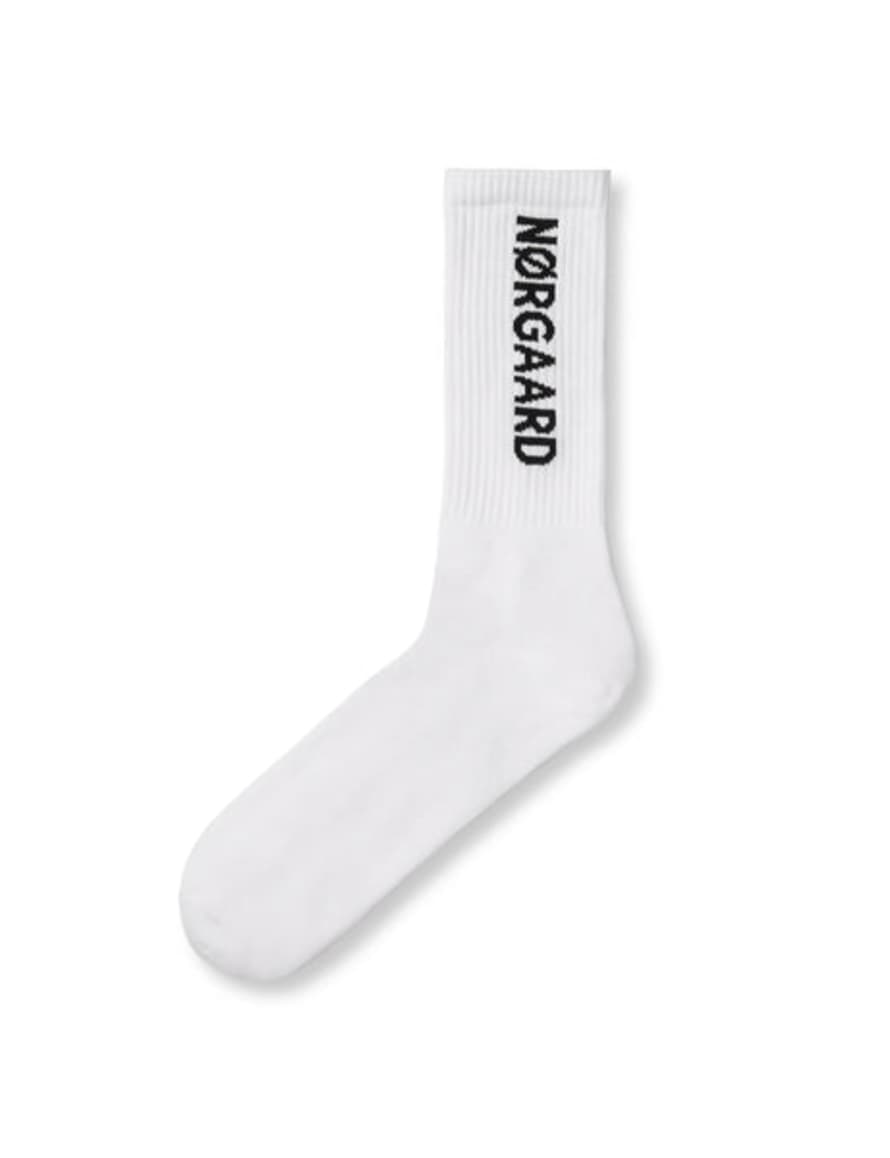 Mads Norgaard Cotton Tennis Mn Classic Sock - White