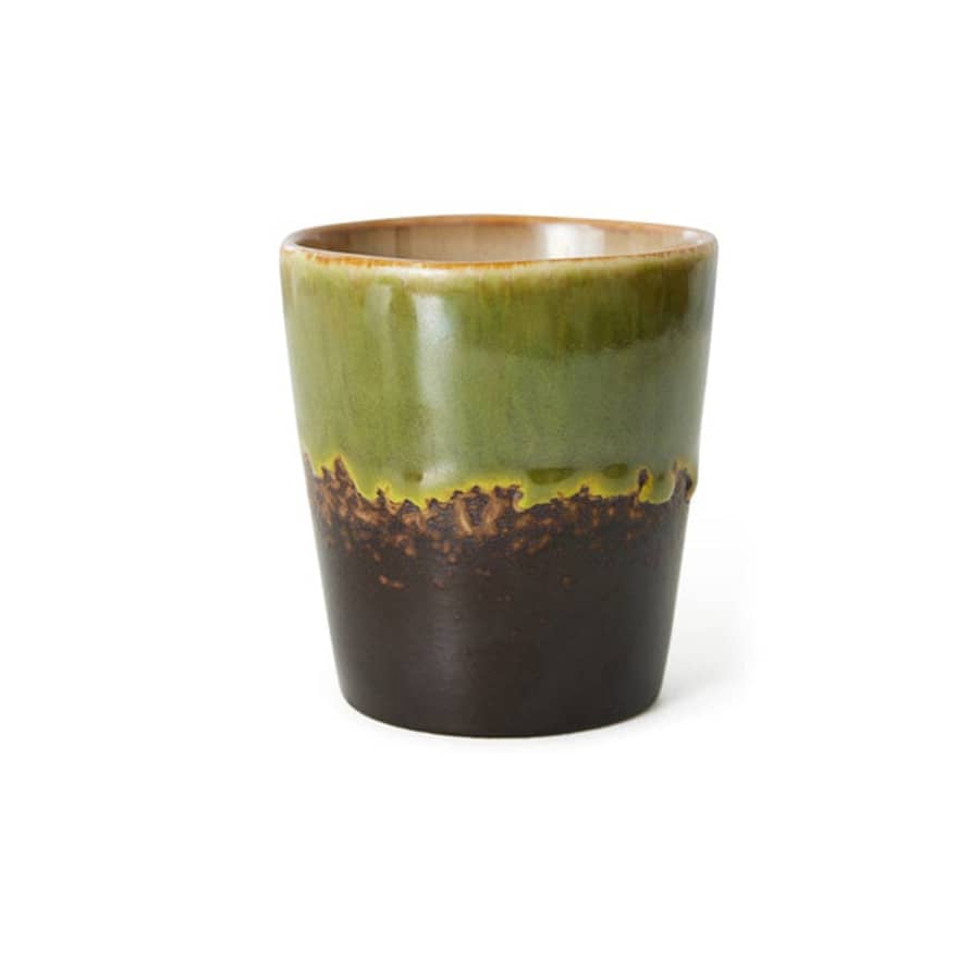 HK Living 70's Ceramics Coffee Mug | Algae