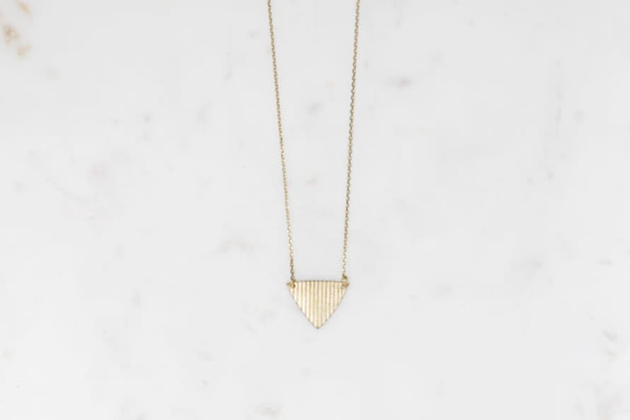 State Of A Structured Triangle Necklace