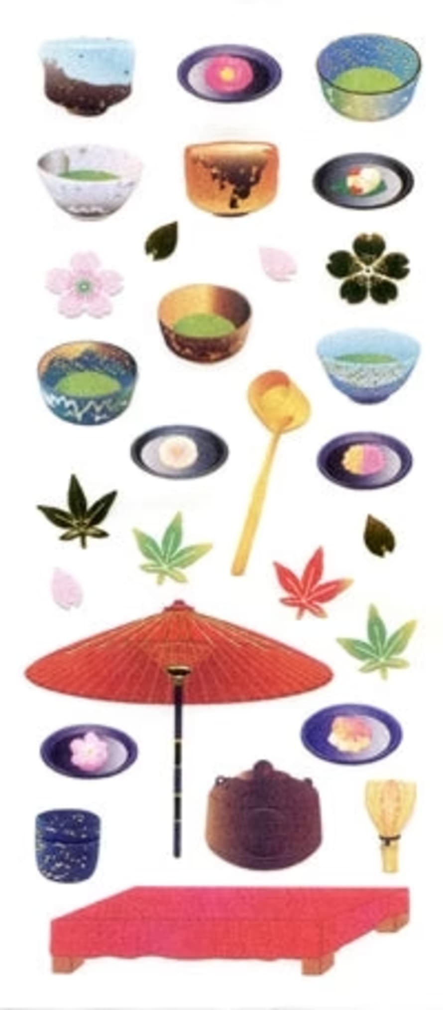 www.Japan-Best.net Tea Ceremony Jp333 Washi Stickers