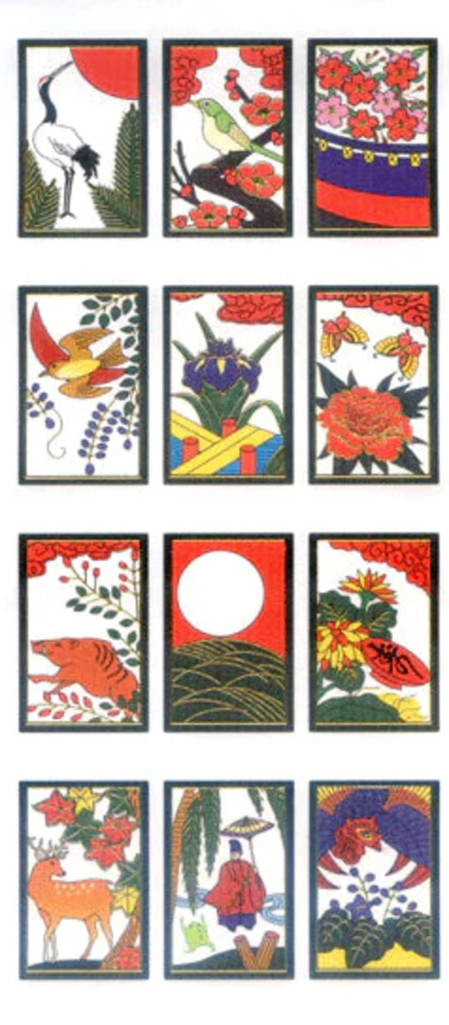 www.Japan-Best.net Hanafuda  Jp315 Washi Stickers