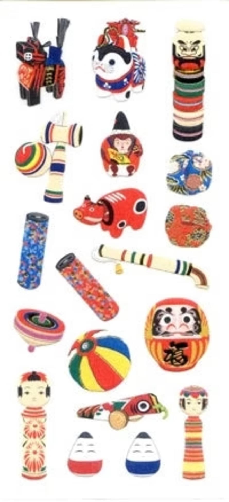 www.Japan-Best.net Jp325 Washi Japanese Toys Stickers