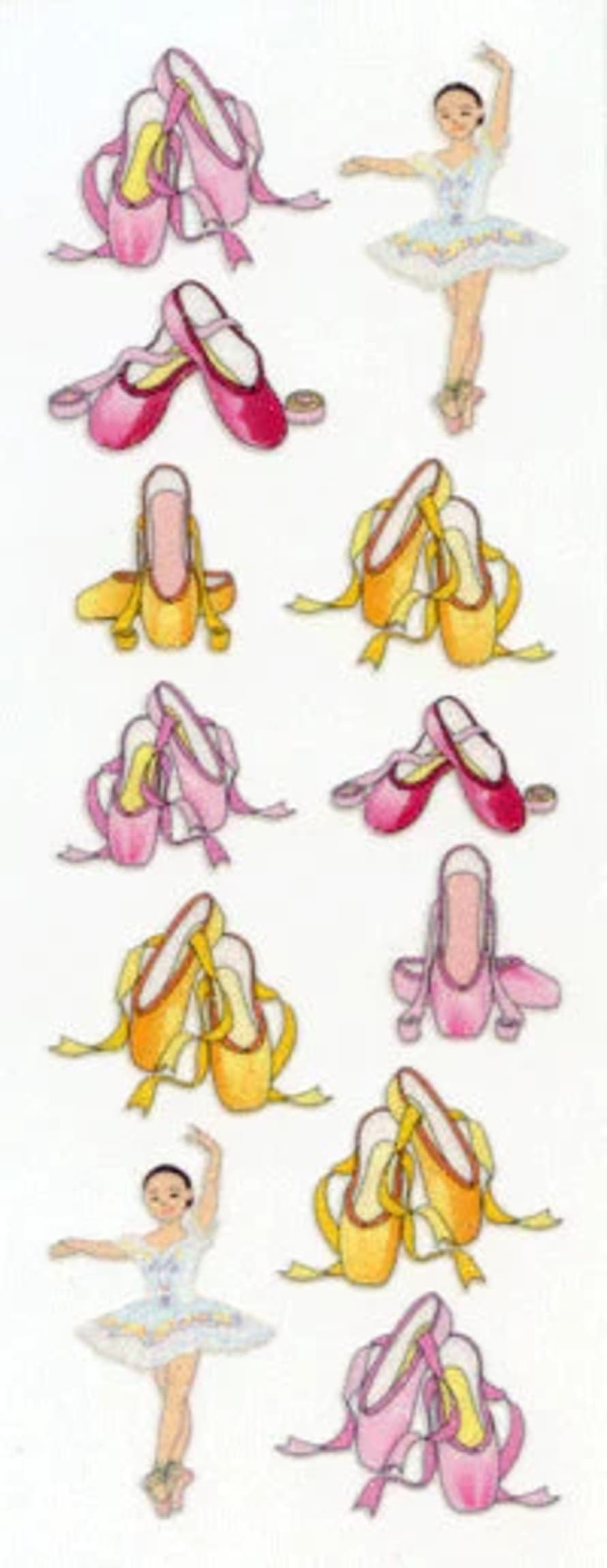 www.Japan-Best.net Cr300 Sparklies Ballet Slippers Stickers